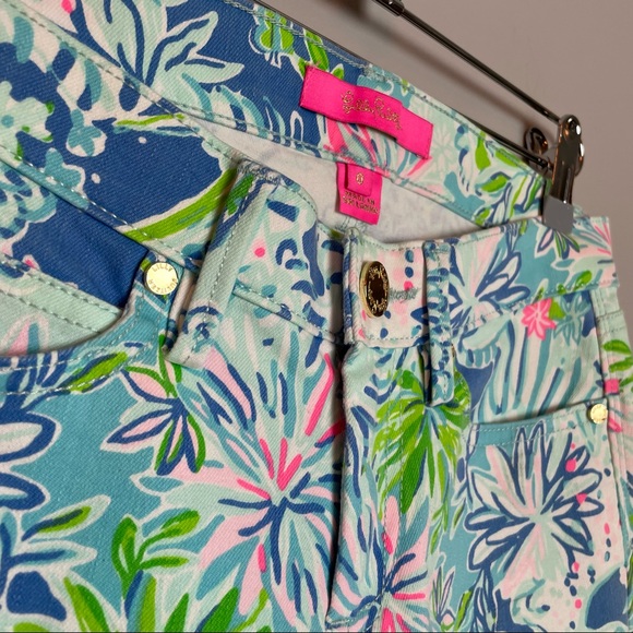 Lilly Pulitzer south ocean skinny jean lion around - Picture 3 of 6